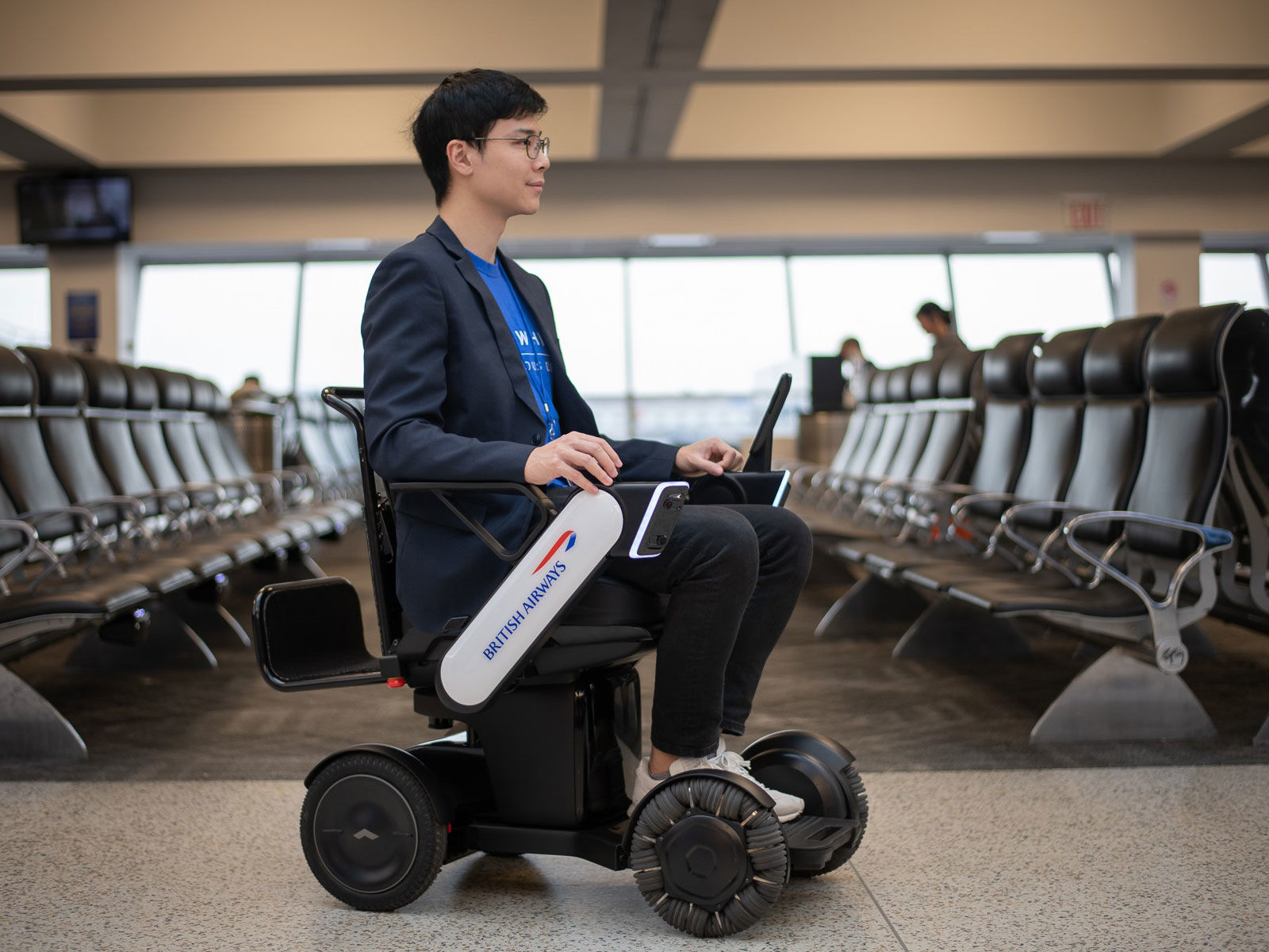 British Airways is testing autonomous electric wheelchairs at JFK