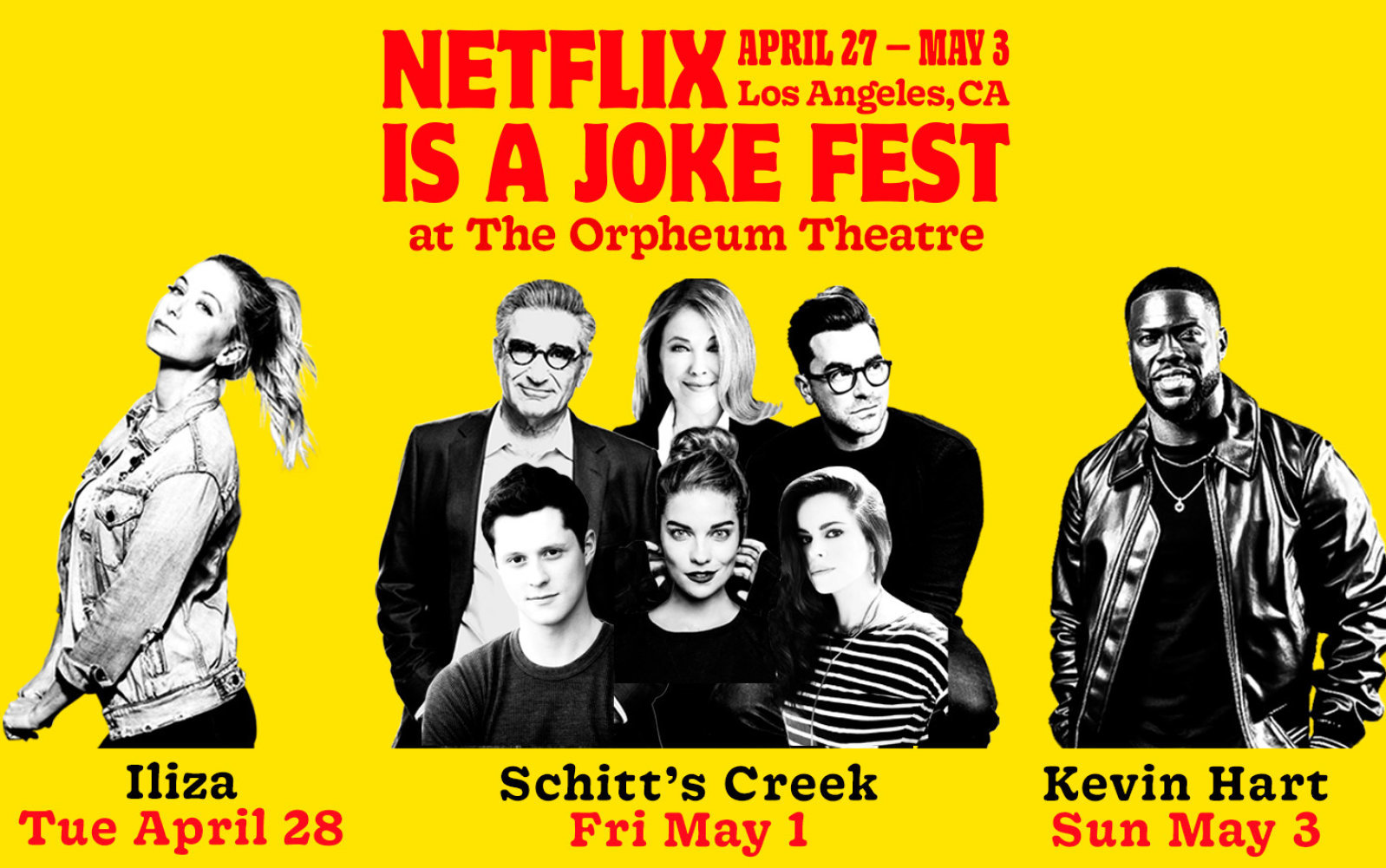 Netflix is hosting a live comedy festival in Los Angeles this spring