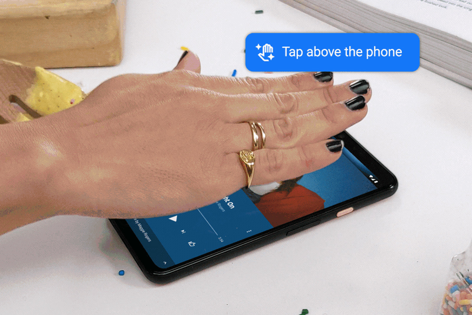 Latest Pixel 'feature drop' lets you pause music with a touch-free gesture