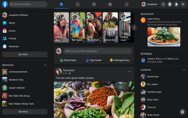 Facebook finally lets desktop users opt-in to dark mode