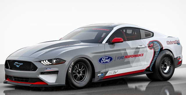 Ford's electric Mustang dragster delivers over 1,400 horsepower