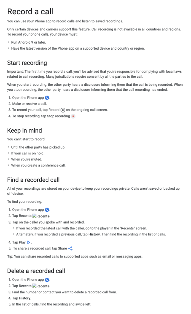Android's upcoming call recording feature could be region restricted