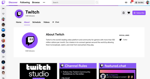 Twitch revamps channel pages to help streamers express themselves