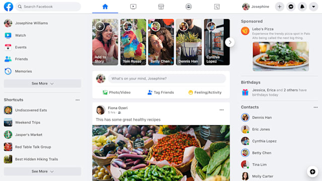 Facebook's redesigned website finally starts rolling out to everyone