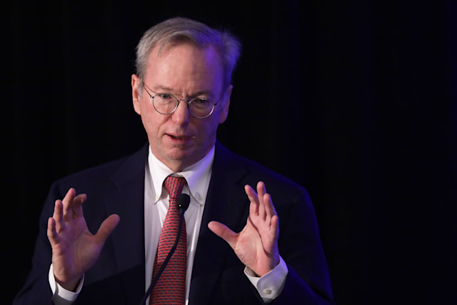 Eric Schmidt reportedly left Google in February