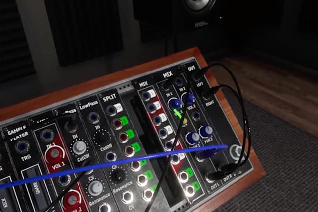 Synthspace recreates the physical presence of a modular synth in VR