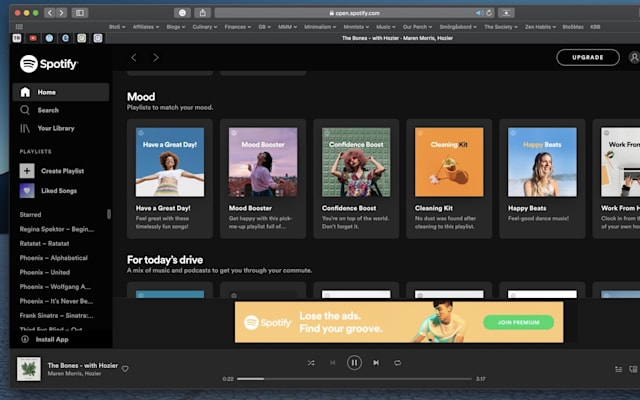 Spotify's web player works with Safari again