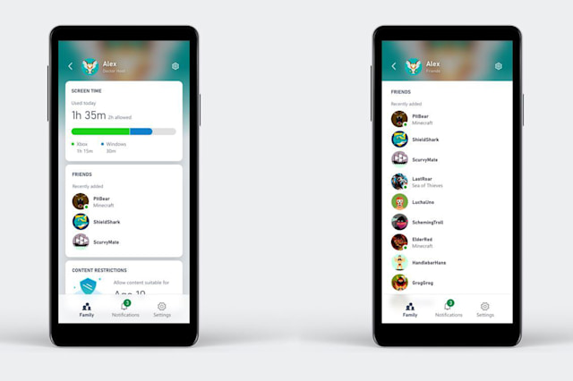 Xbox Family Settings app sets limits on your kids' game time