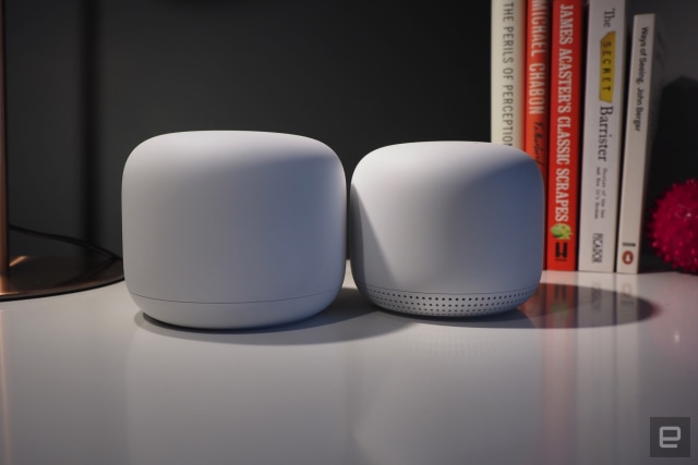 Grab a Google Nest WiFi 3-pack with a Home speaker for $300 at HSN