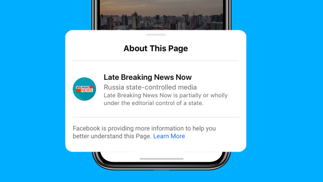 Facebook finally delivers on its promise to label ‘state-controlled’ media