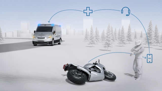 Bosch's motorcycle crash detection automatically alerts emergency services