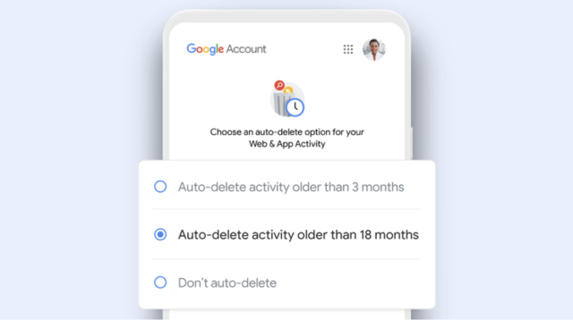 Google will auto-delete new users' web data after 18 months