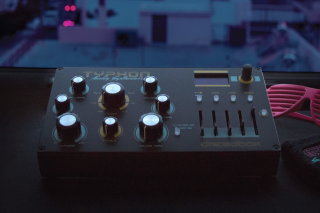 Dreadbox's portable Typhon analog synth is loaded with effects