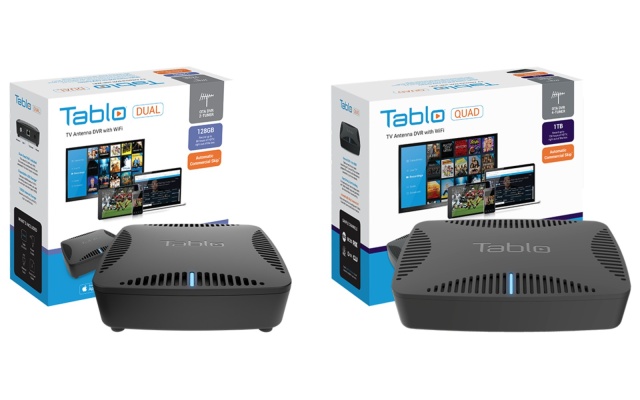 Tablo's Dual 128GB and Quad 1TB DVRs have plenty of storage built-in